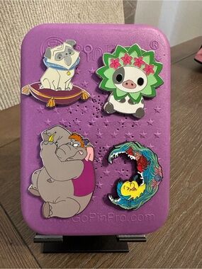 Disney Princess Sidekicks Disney Pin Bundle Percy Pua Abu Flounder
